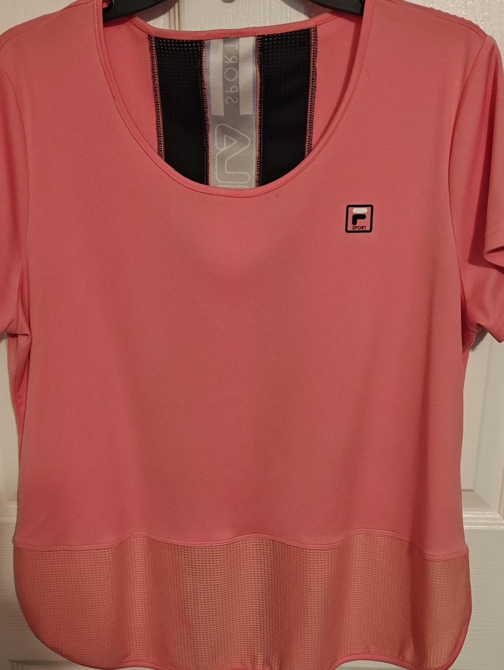 FILA Pink Short Sleeve Performance Tee